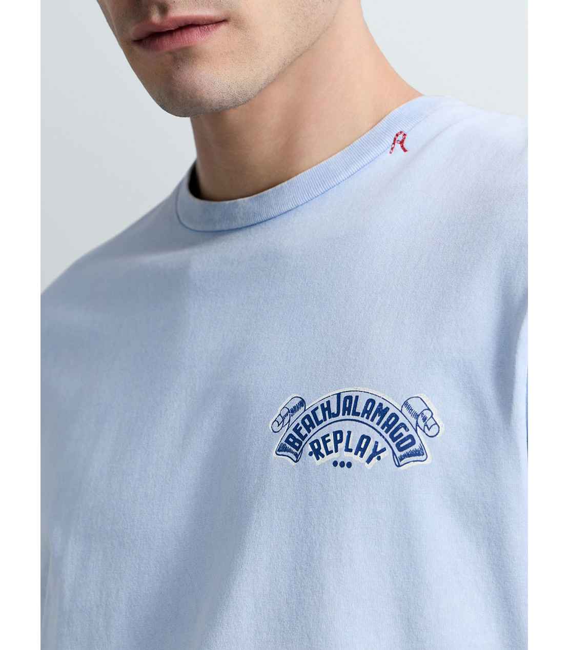 オープンエンドジャージービーチフェスTシャツ 詳細画像 スカイブルー 5